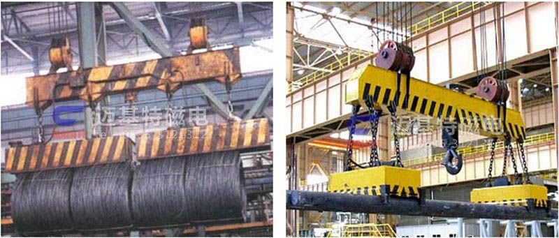 MW12系列、MW15系列吊運(yùn)捆扎螺紋鋼、圓鋼用起重電磁鐵